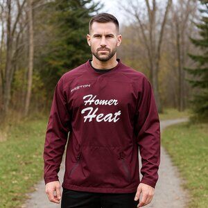 Easton Sports Motion Fit Homer Heat YOUTH XL Windbreaker Softball Athletic Shirt